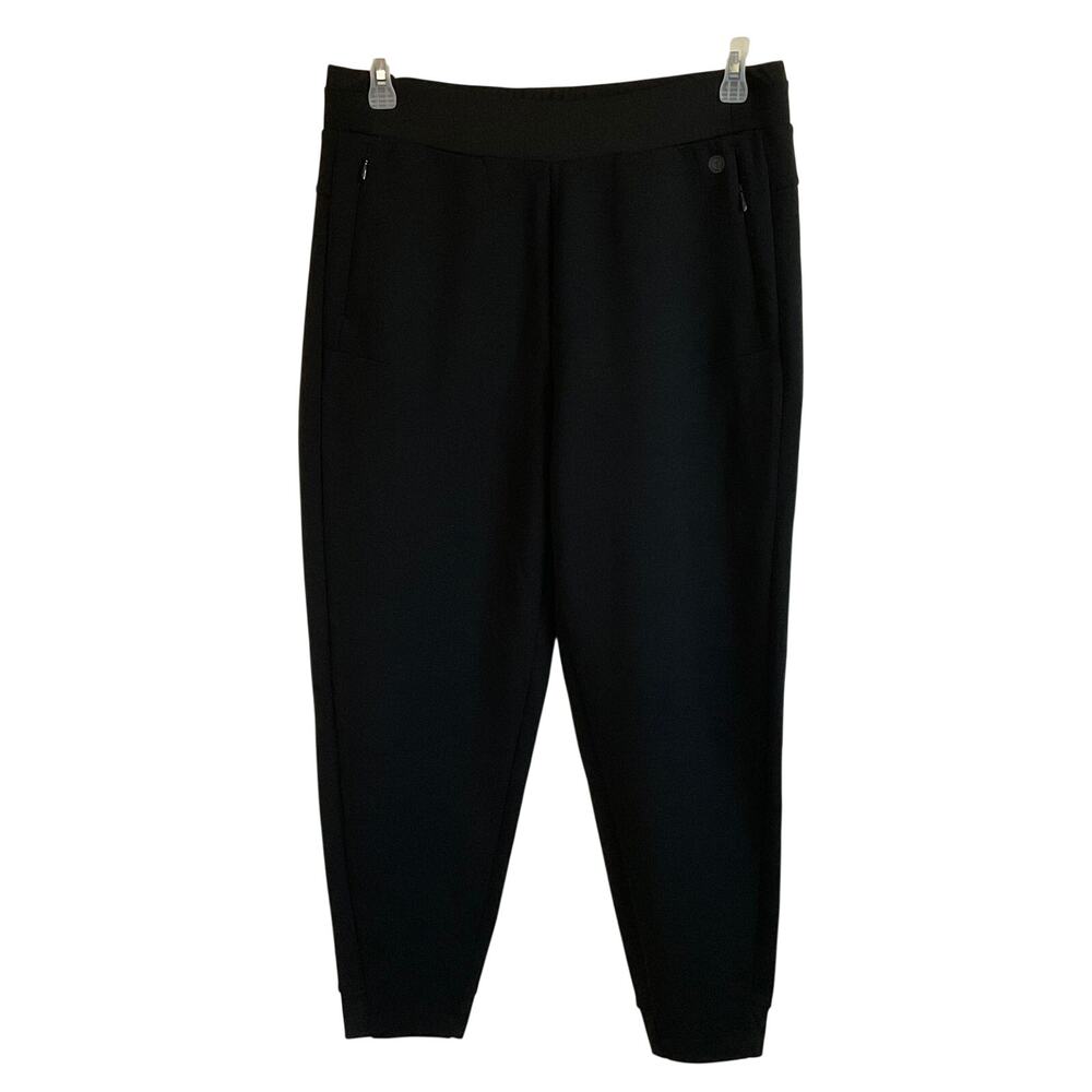 T‎ by Talbots Black Full Length Athleisure Casual Jogger Pants - Size Large